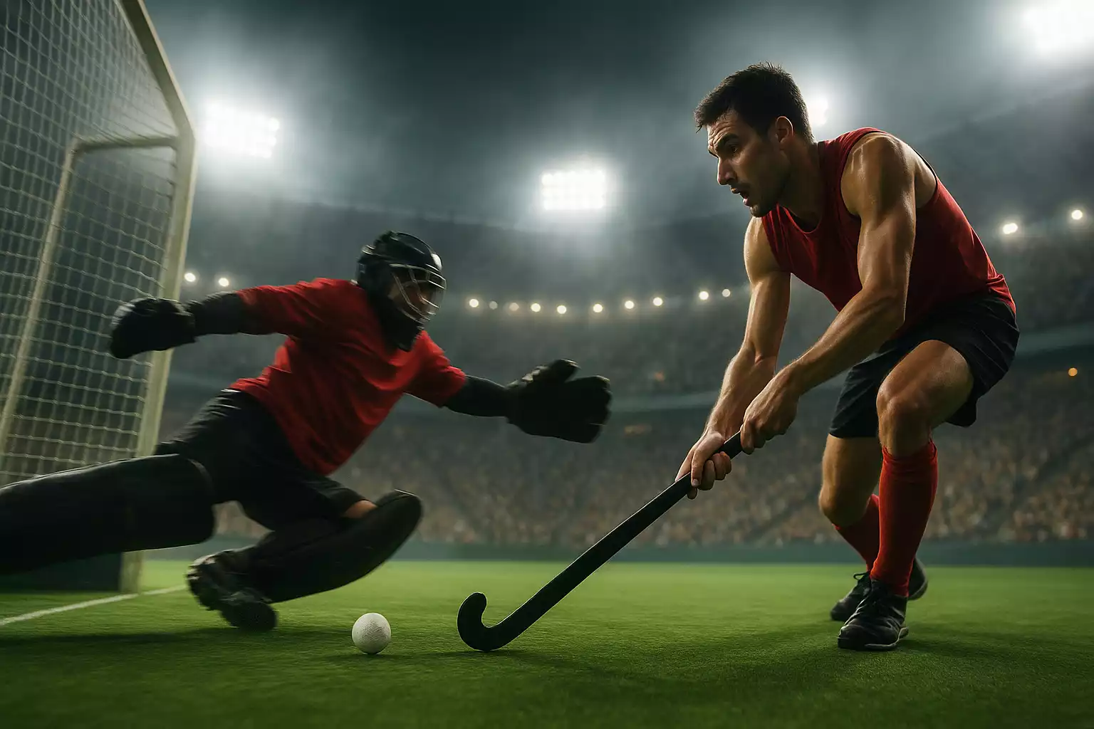 Spannende shoot-out tijdens EK Hockey knock-outfase