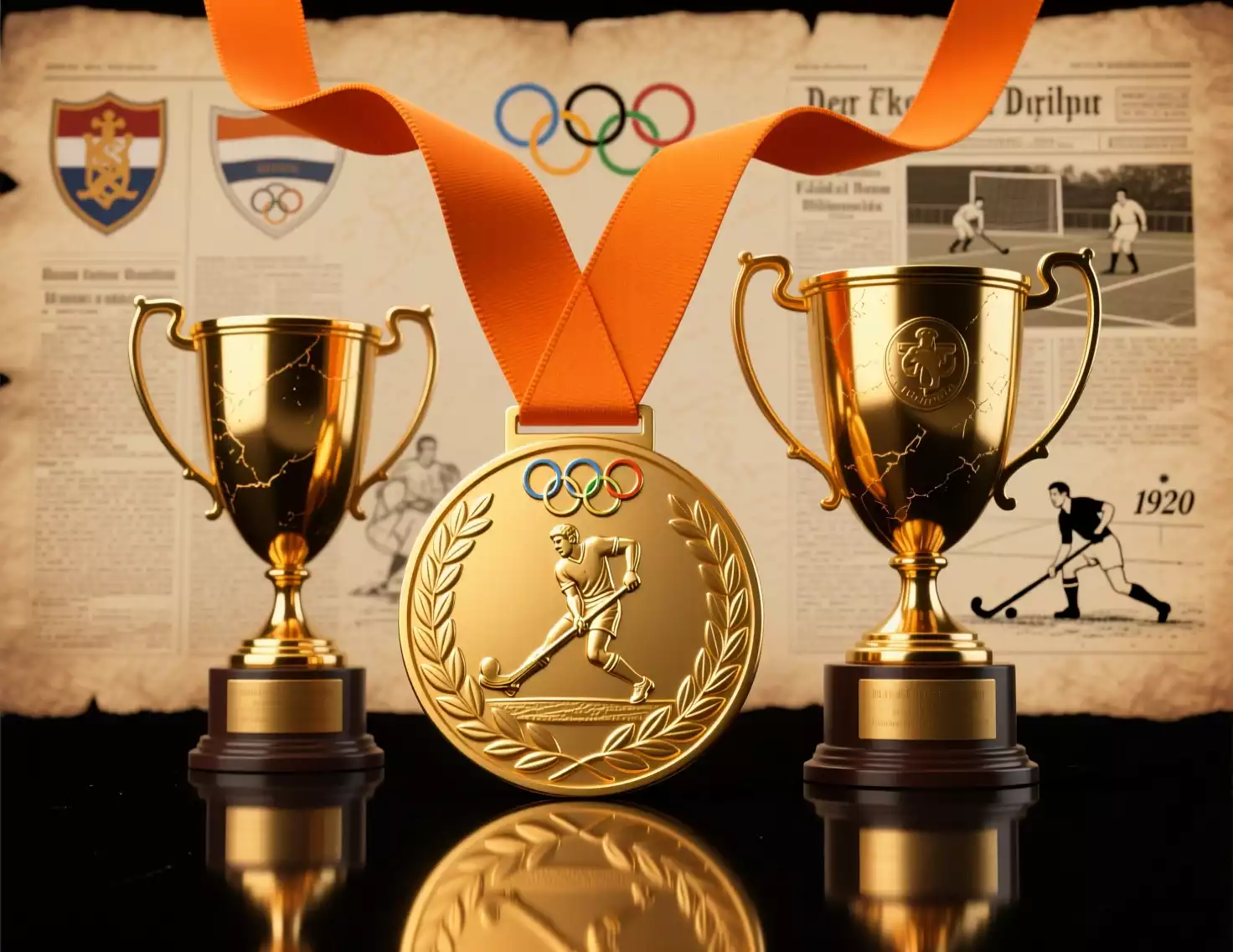Olympische gouden medailles en kampioenschapstrofeeën van Nederlands vrouwenhockey