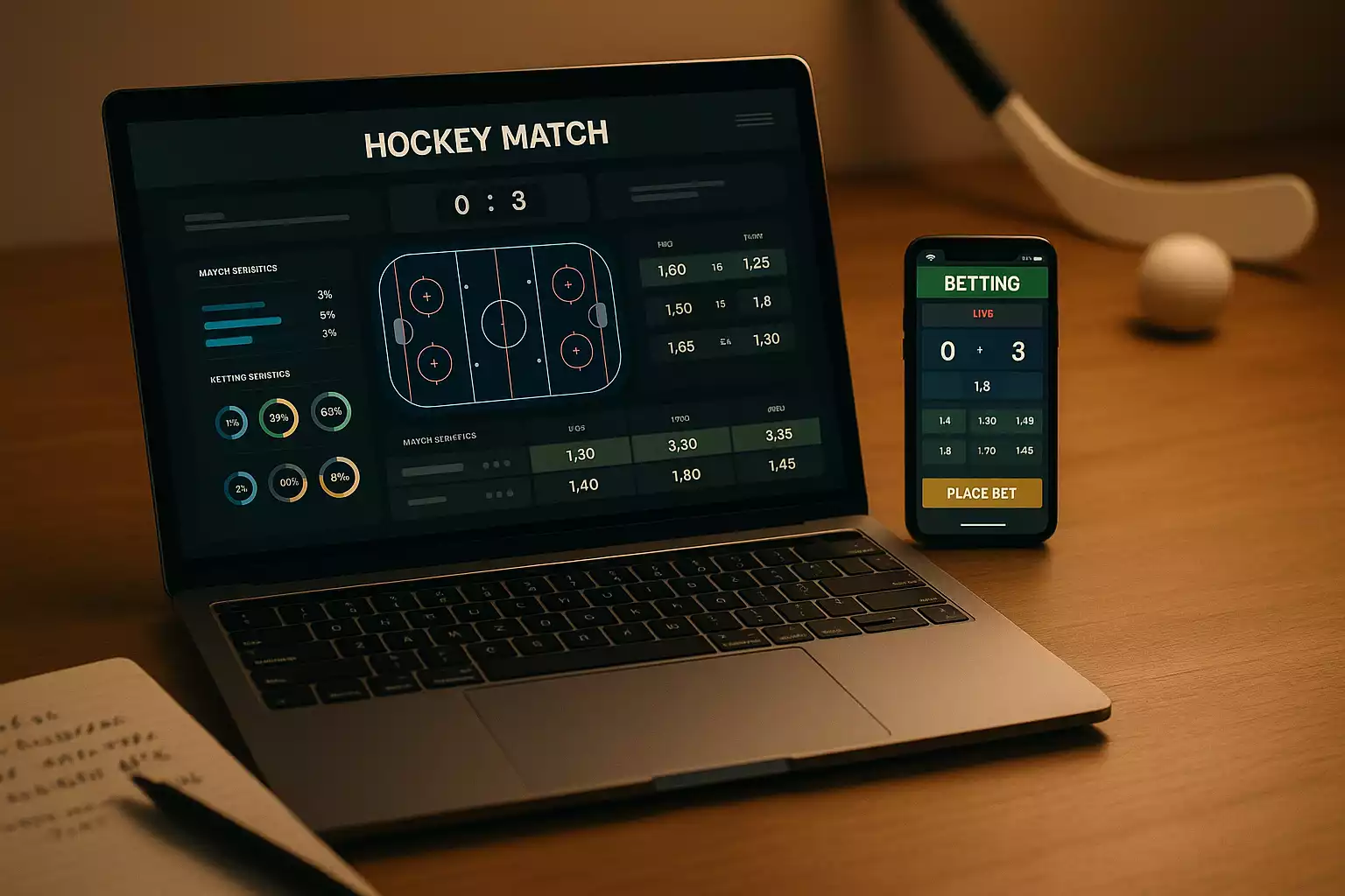 Analyse van hockeywedstrijden voor weddenschappen