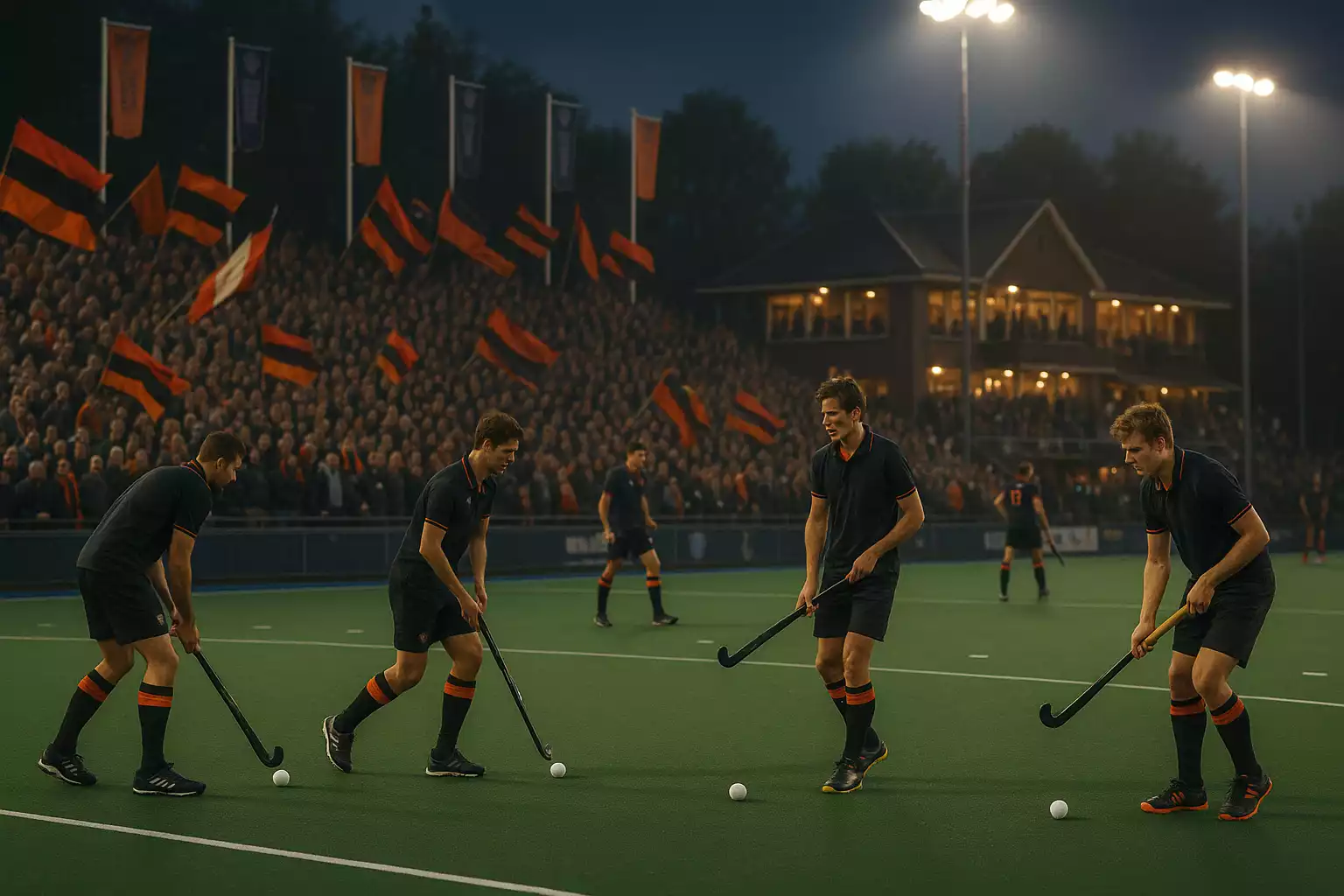 Topclubs van de Hoofdklasse met supporters en sfeer